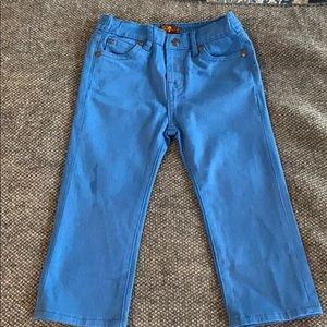 Toddler blue twill pants